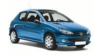 rent Peugeot 206 Air-conditionned for only 35 €